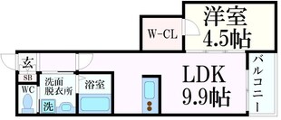 ウエルスクエア西宮北口の物件間取画像